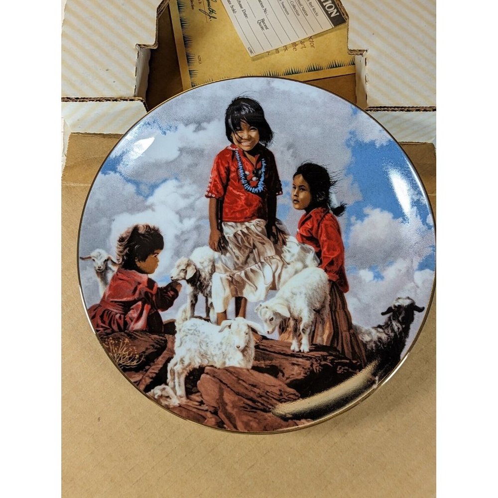 Hamilton Collection presents Up In The Red Rocks Proud Nation Plate Collection